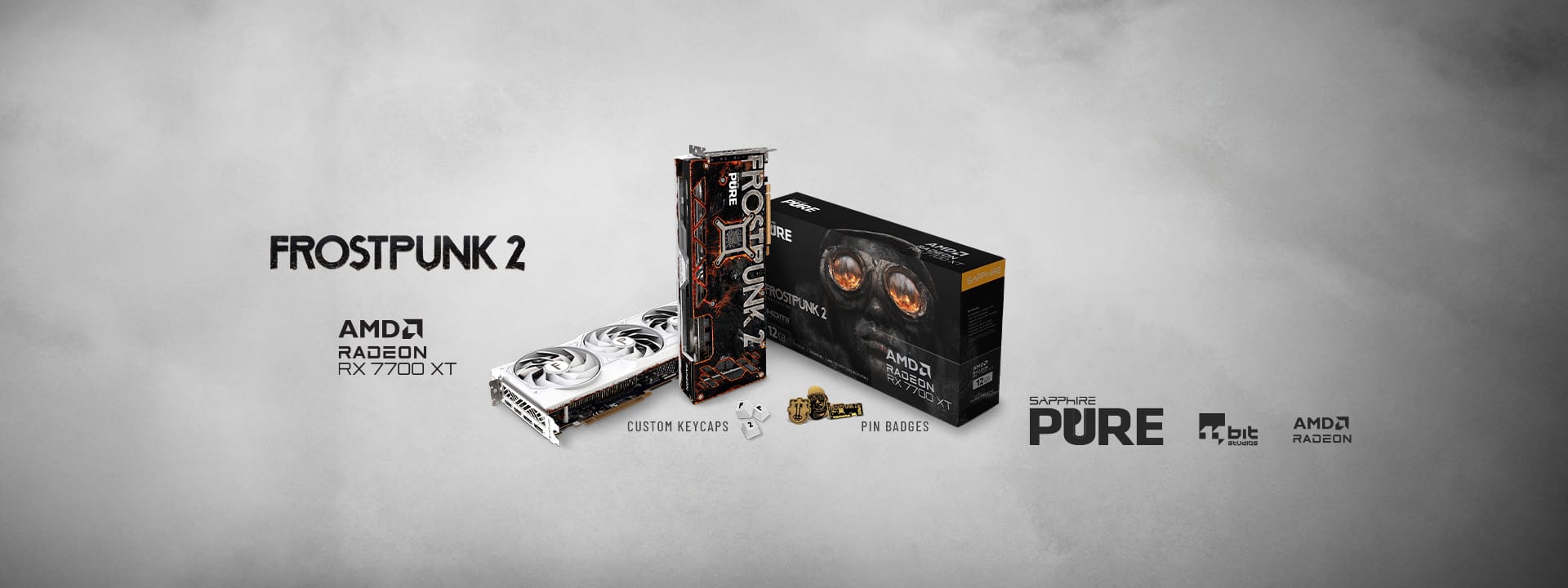 PURE Radeon RX 7700 XT 12GB Frostpunk 2 Edition